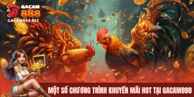 Một số chương trình khuyến mãi siêu hot tại GACAM888