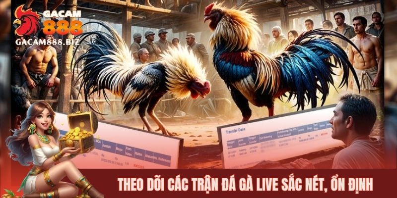 Theo dõi các trận đá gà live sắc nét, ổn định